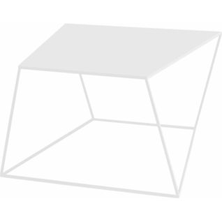 Table Basse Métal Blanc 80x80x50cm