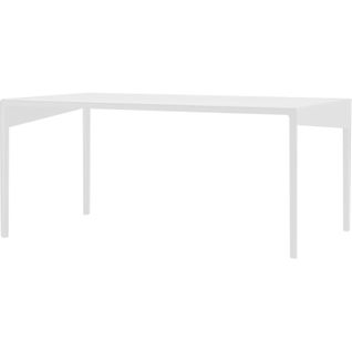 Table Basse Métal Blanc 100x60x45cm