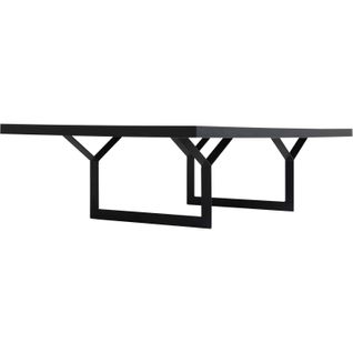 Table Basse Bois Noir 140x80x35cm
