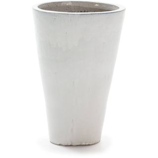 Cache-pot Grès Blanc 44x44x66