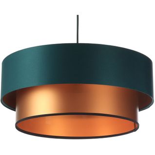 Suspension Duo Élégant Rond Ø 40 Cm Vert