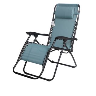 Fauteuil Relax D'extérieur Coloris Bleu 90x108x64 Cm