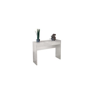 Console D'entrée Arena Avec Tiroir Coloris Blanc Brillant – Dimensions 109 X 81 X 34 Cm
