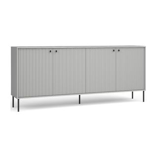 Buffet Isis 4 Portes – Coloris Gris – Style Moderne – 207 Cm