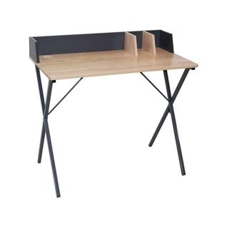 Bureau En Bois Et Métal Brice Gris