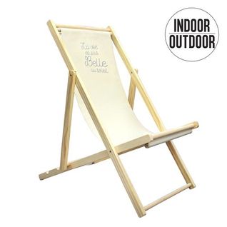 Chilienne En Bois Design La Vie Est Belle Lola - Beige