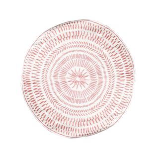 Tapis De Décoration Extérieur Ethnique Laura - Diam. 150 Cm - Marron Terracotta