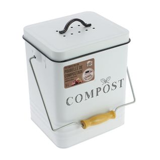 Poubelle De Compostage En Métal 5 Litres  Ka4368