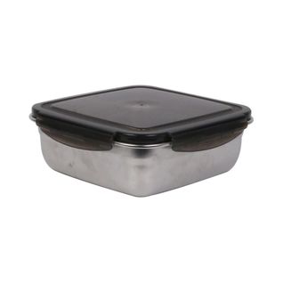 Boite De Conservation Carrée Inox Couvercle Plastique Green Attitude