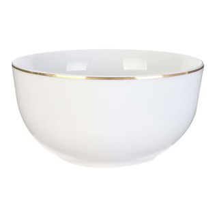 Bol En Porcelaine Liseré Doré 50 Cl Unitaire