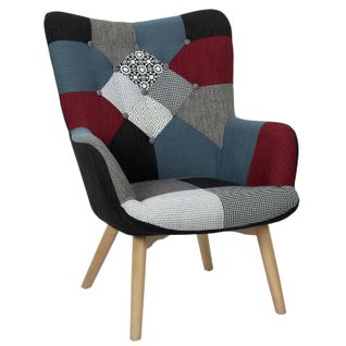 Fauteuil Design Patchwork Milano - Gris