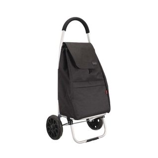 Chariot Shopping En Tissu Structure En Aluminium 2 Roues Larges