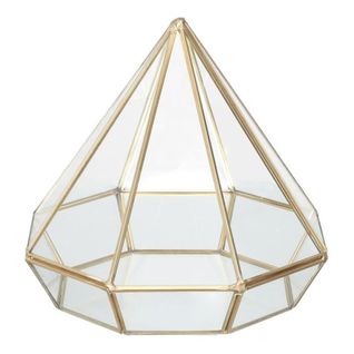 Photophore Design "diamant" 7cm Or