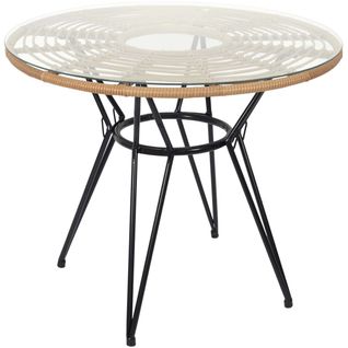 Table Repas Ronde Intérieur Extérieur Surabaya