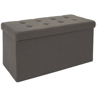 Banc Coffre Pliable Eleonor Gris