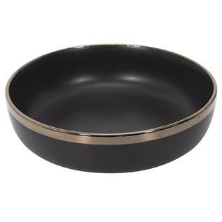 Lot De 6 Assiettes Creuses "moscou" 17cm Noir