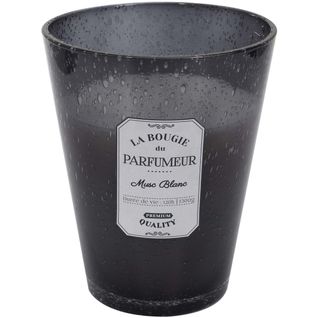 Bougie Parfumée Pot En Verre Bulle Gris Foncé
