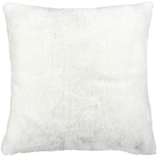 Coussin Imitation Fourrure 40 X 40 Cm Opulence Ecru