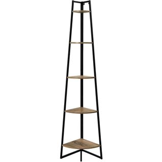 Etagère D'angle En Bois Et Métal 5 Niveaux