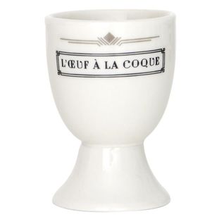 Coquetier En Porcelaine "grand Hôtel" 7cm Blanc