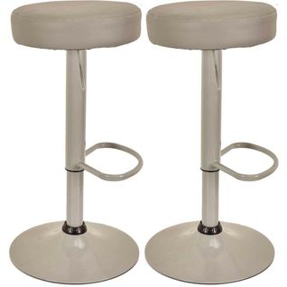 Tabouret De Bar Hauteur Réglable Mumford (lot De 2) Gris