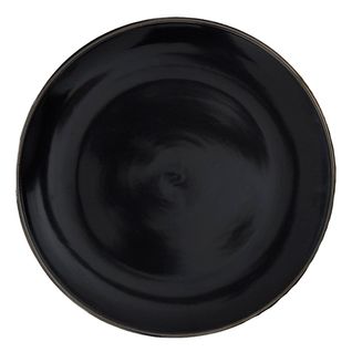 Lot De 6 Assiettes Plates "lounge" 26cm Noir