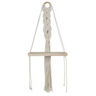 Étagère Murale Déco "boho" 62cm Beige