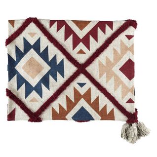 Plaid Tufté Imprimé "ethnique" 150x200cm Multicolore