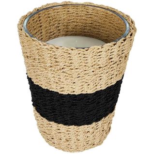 Grande Bougie Parfumée Panier Tressé 23 Cm