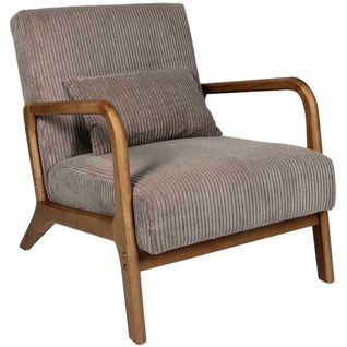 Fauteuil Détente En Velours Côtelé Scott