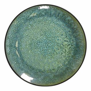 Lot De 6 Assiettes Plates "elia" 27cm Vert