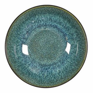 Lot De 6 Assiettes à Soupe "elia" 18cm Vert