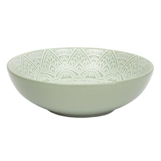 Lot De 6 Assiettes Creuses "sahara" 18cm Vert