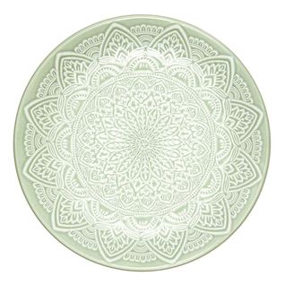 Lot De 6 Assiettes à Dessert "sahara" 19cm Vert