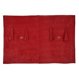 Plaid Double "pour La Vie" 200x254cm Rouge