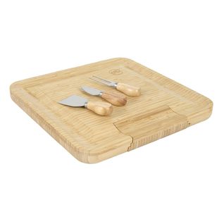 Planche Apéro En Bambou "la Table Des Amis" 33cm Naturel