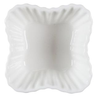 Ramequin Design En Céramique "texture" 7cm Blanc