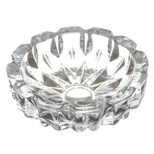 Cendrier En Verre "crystal" 13cm Transparent