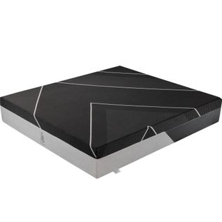 Matelas 200x200 Cm  - Matelas Hybride : Accueil Mémoire De Forme, Mousse Bambou Et Ressorts Ensachés