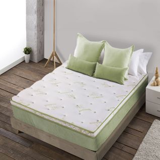 Surmatelas Bamboo Zen 140 X 200 - Mémoire De Forme