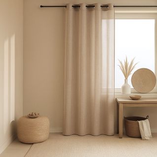 Voilage - Effet Lin Fluide - 140x240 Cm - Lin