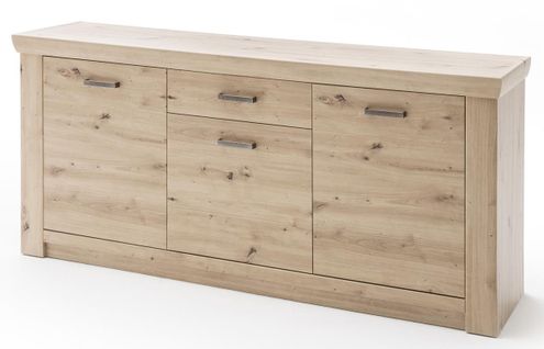 Buffet Coloris Chêne Poutre - L. 183 X H. 84 X P. 45 Cm