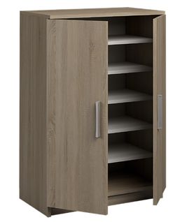 Armoire Meuble à Chaussures Coloris Chêne Cortez - Hauteur 90 X Longueur 60 X Profondeur 35.6 Cm