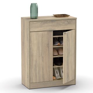 Commode Meuble à Chaussures Coloris Cambrian - H. 101 X L. 75 X P. 36 Cm