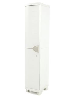 Colonne / Meuble De Rangement Intérieur/extérieur Coloris Beige - L. 35 X P. 45 X H. 184 Cm