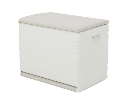 Coffre De Rangement 260l Intérieur/extérieur Coloris Beige - L. 80 X P. 61 X H. 53 Cm