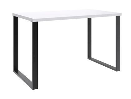 Meuble De Bureau Coloris Blanc  - Longueur 120 X Hauteur 75 X Profondeur 70 Cm