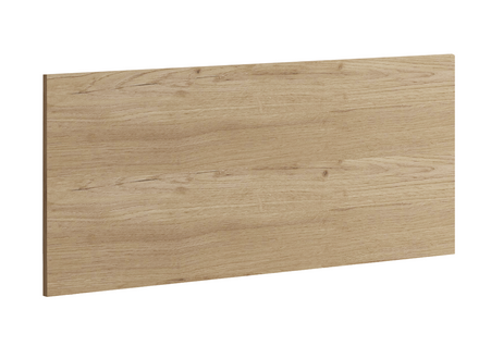 Tête De Lit Murale Chambre à Coucher Coloris Chêne Doré - L. 100 X P. 1,6 X H. 50 Cm