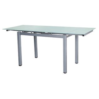 Table à Manger Extensible En Aluminium Table De Salle à Manger - L. 110/170 X H. 76 X P. 70 Cm