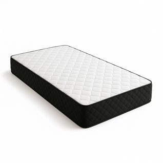 Matelas Mousse 70x190 Cm - 19 Cm - Très Ferme - 7 Zones De Confort - Respirant Pour Un